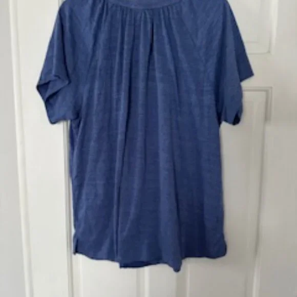 Blue Short Sleeve Top - Picture 6 of 7